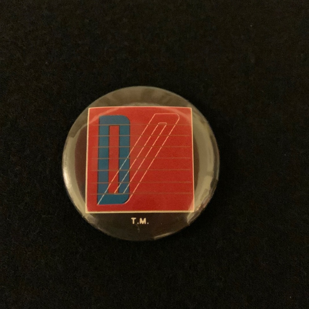 Vintage Duran Duran button pin 1983